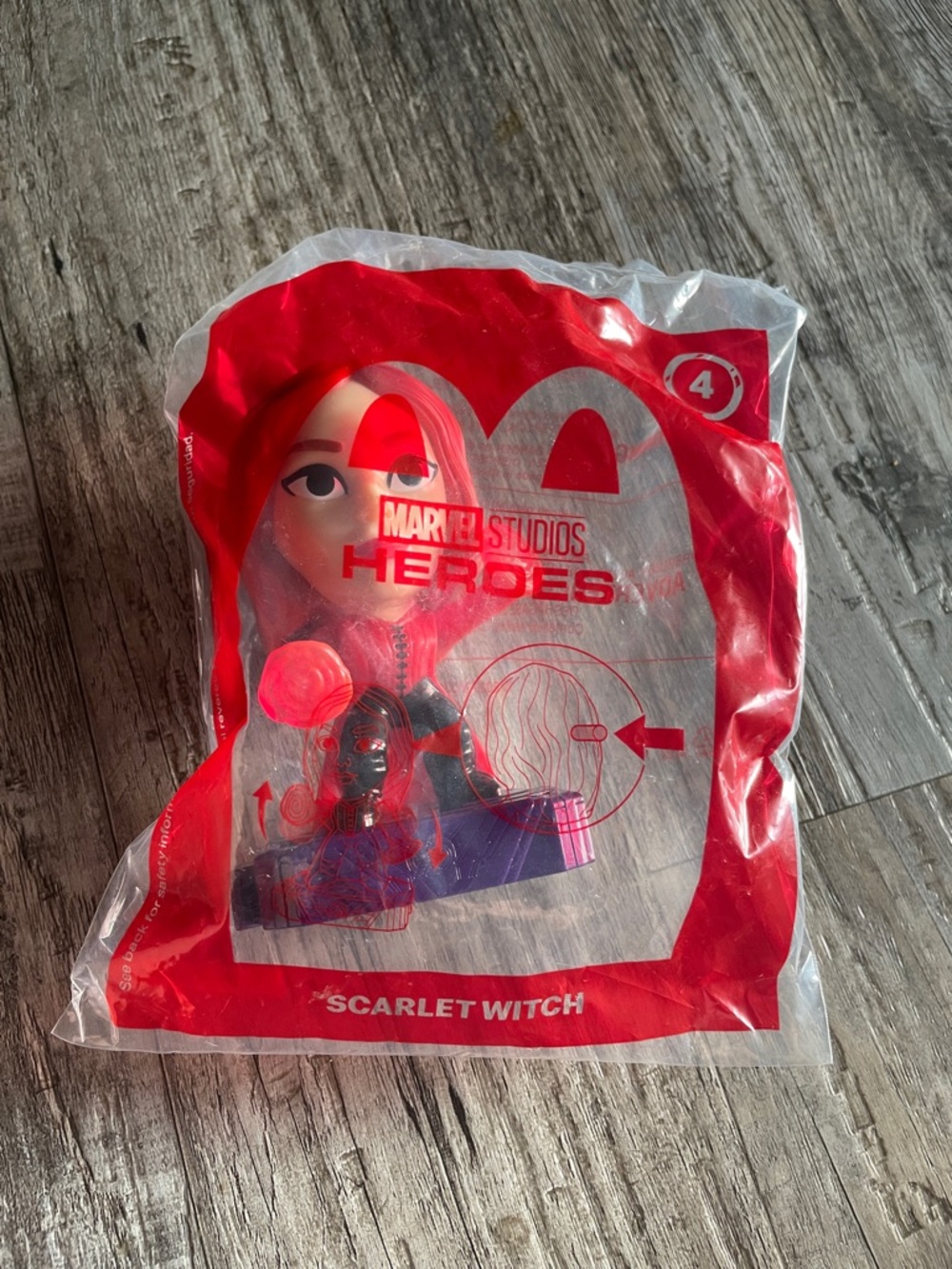 McDonald’s 2020 marvel studios heroes Scarlet Witch #4 happy meal toy